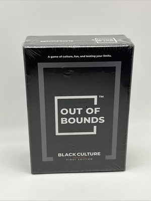 Out of Bounds Black Culture Card Game First Edition New Sealed Taboo Style