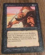 MTG Erg Raiders x1- -Arabian Nights - Moderately Played 1993