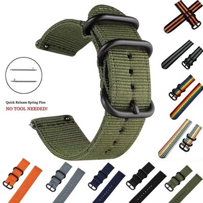 Nylon Watch Band 18mm 20mm 22mm 24mm Strap for Samsung Galaxy Watch 3 4 5 Pro
