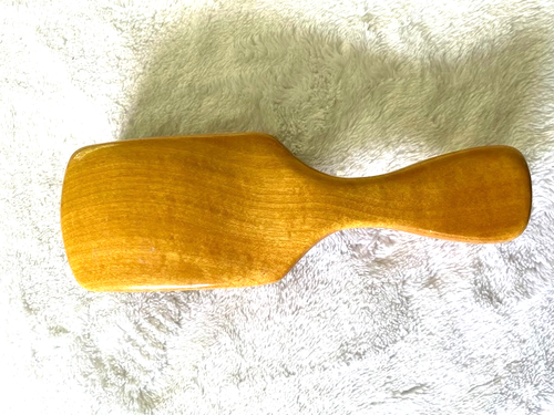 Vintage Mohawk Genuine Satinwood Pure Boar Bristle Hairbrush #166 Made In USA - Picture 3 of 3