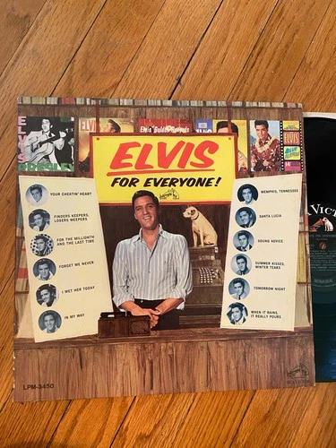 ELVIS PRESLEY ELVIS FOR EVERYONE! NM LP ORIG. MONO PRESSING MORE ELVIS FREE SHIP