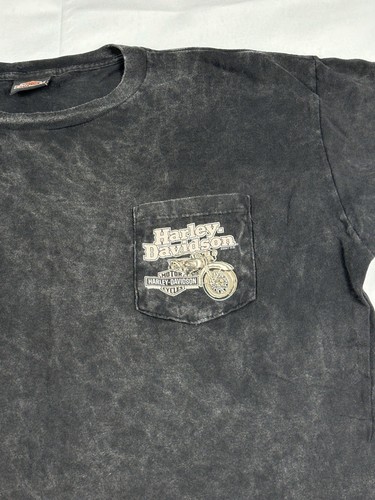 Harley Davidson Shirt Mens XL Black Appalachian, PA 2006 Y2K VTG Graphic Band - Picture 5 of 15