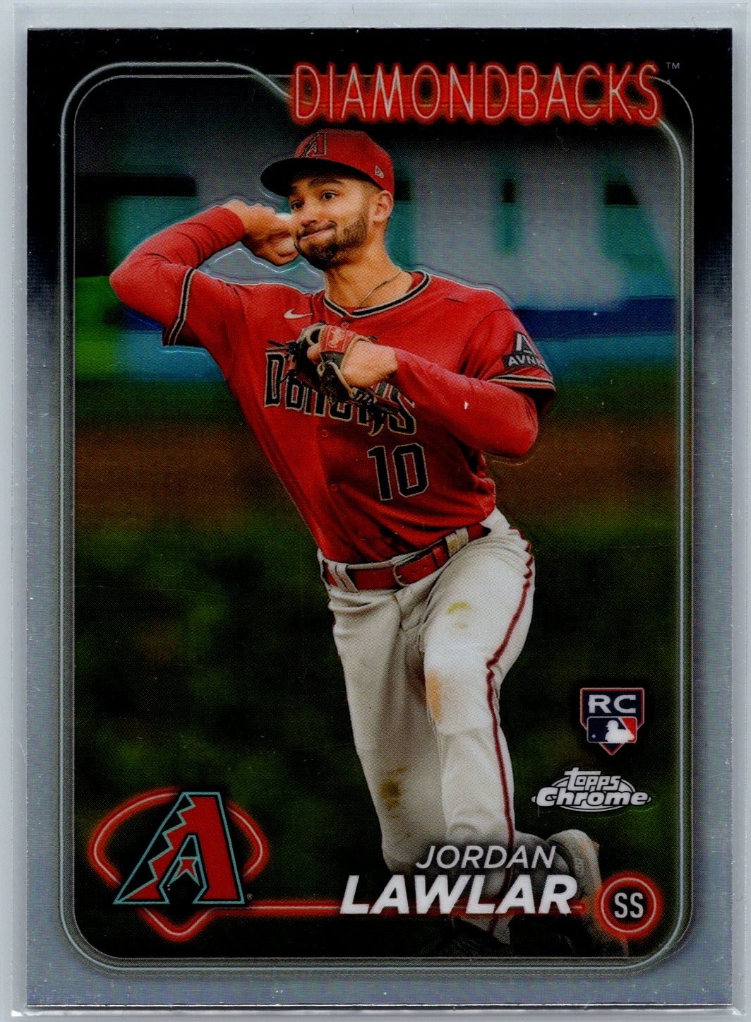 2024 Topps Chrome - Jordan Lawlar #229 Refractor (RC)