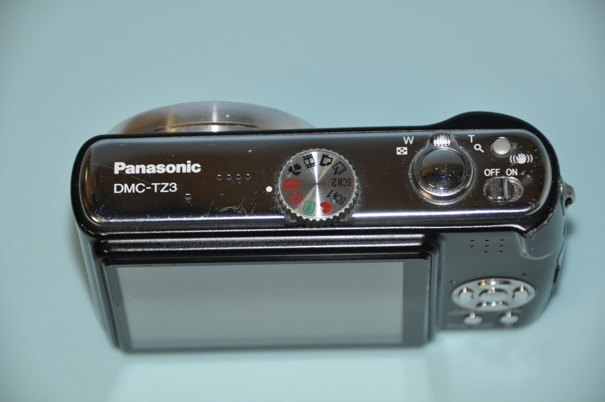 Panasonic LUMIX DMC-TZ3 7.2MP Digital Camera w/Battery - Black