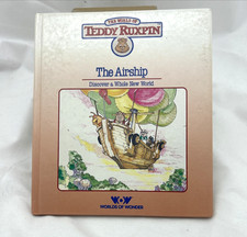 Vintage 1985 World of Teddy Ruxpin The Airship Hardcover HC Book Only 1985