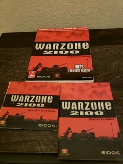 Warzone 2100 Strategy By Design With Strategy Guide. Manual And 3 Disc