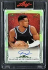 GIANNIS ANTETOKOUNMPO 2026 LEAF ART OF SPORT #BA-GA1 AUTO HOLO GREEN 3/5