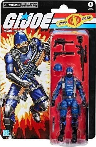 GI Joe Classified Series Retro Cardback Cobra Trooper Collectible 6 " Rare New