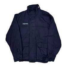 Engineering Bulwark Jacket - Large Navy Cotton