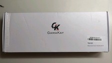 GK GAMAKAY TK101 98 Tri Mode RGB Mechanical Keyboard - White Gray Pink