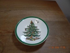 SPODE Christmas Tree Pattern 5 1/8" Diameter FRUIT Bowl Nice Size Rare