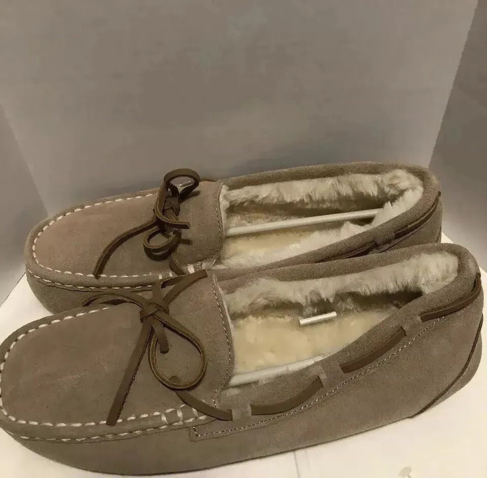 SAOLA dream pairs taglia 10 mocassino donna AUZY 02 ciabatta suola rigida marrone ��nuovo scatola