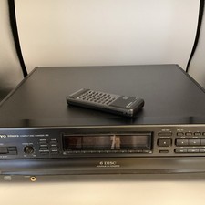 Onkyo Integra R1 DX-C606 CD Player 6 Disc Changer, Remote, FOR PARTS, Tray Stuck