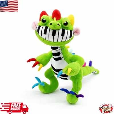 Pianosaurus Plush Bobby Playtime 4 Game Piano Dinosaur Toy Doll New