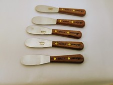 Dexter USA Set (5) Sandwich Spreader Stainless Wood Handle S2493 1/2 Factory2nd