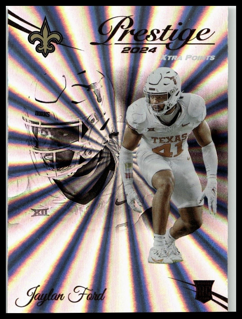 2024 Panini Prestige #367 Jaylan Ford Sunburst Xtra Points