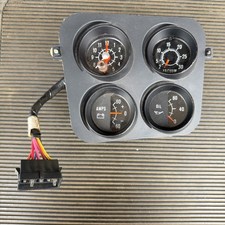 Rare Amc Hornet Amx Pacer Center Console Rallye Gauges Wvacuum Clock Oil Amp Rare Amc Hornet Amx Pacer Center Console Rallye Gauges Wvacuum Clock Oil Amp