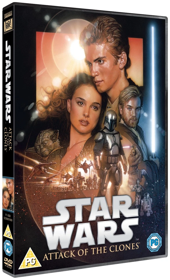 Star Wars: Episode II - Attack of the Clones (DVD) Christopher Lee Jimmy Smits - Image 2 of 2
