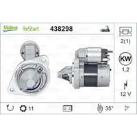 Valeo Starter 1.2 KW FüR Ford C-Max II 1.0 Ecoboost Focus III Turnier 438298