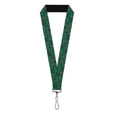 Buckle-Down Lanyard-1.0"-Circuit Board One Size Multicolor