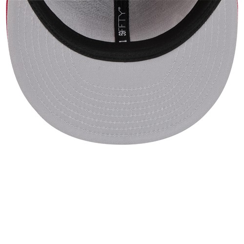 Men's New Era Red Los Angeles Angels Ransom 59FIFTY Fitted Hat - Picture 5 of 6