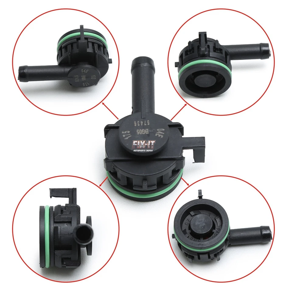04E103175M Crankcase Breather Hose Vent Valve Fit For Audi A1 A3 Q3 Skoda Seat Foto 4 de 4