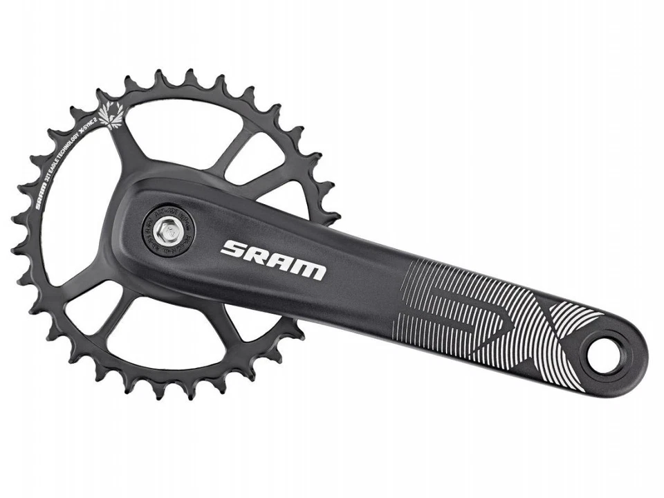 Kurbelgarnitur 175 mm Schwarz Sram SX Eagle PowerSpline Crankset 1x11/12 Speed - Bild 1 von 1