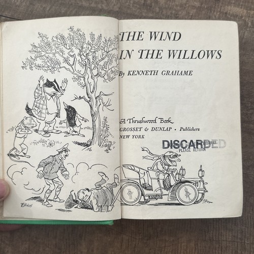 The Wind in The Willows by Kenneth Grahame 1913 Ex-Library RARE COPY - Picture 4 of 5
