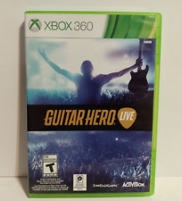 Guitar Hero Live (Microsoft Xbox 360, 2015) game in case 2 discs VG Tested