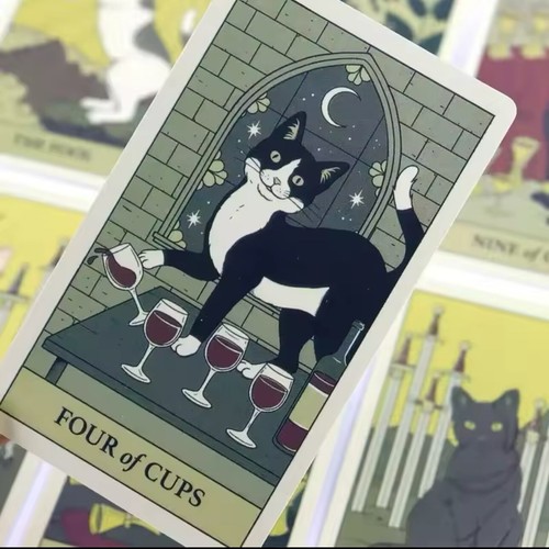 Cats Rule the Earth Tarot Deck – 78 Cards – Cute Cat-Themed Divination Gift Set - Picture 5 of 7