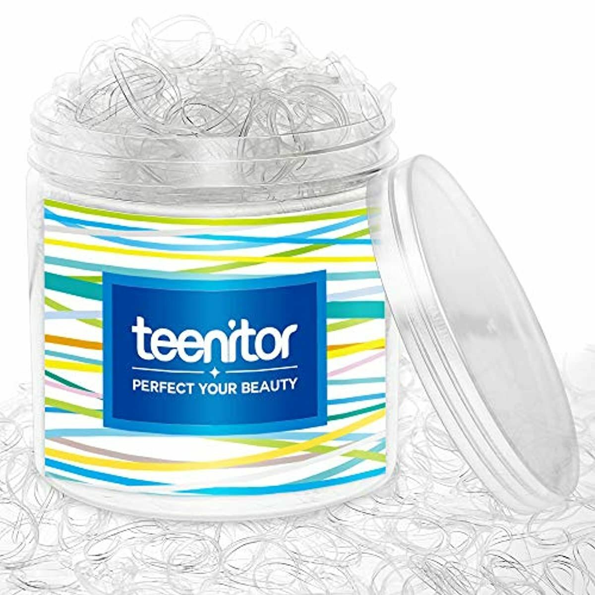 Clear Elastic Hair Bands, Teenitor 2000pcs Mini Hair Rubber Bands with a  Box | eBay