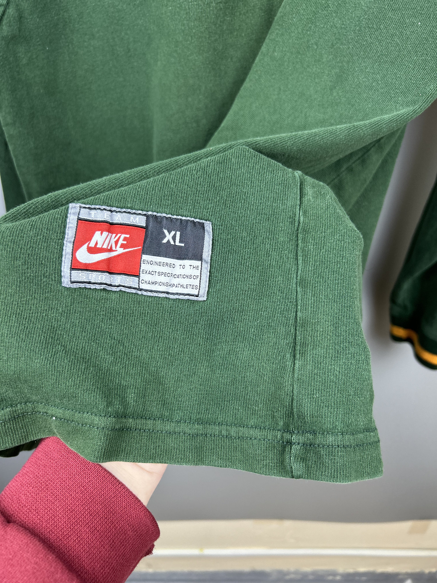 Vintage 90s Nike South Africa SA Rugby Long Sleev Jersey Size Xl