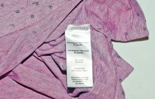 Travis Mathew Men's Short Sleeve Golf Polo Geometric Shirt Size XL - Picture 7 of 7