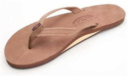 Women's Rainbow Premier Leather Single Layer Narrow 301ALTSN Dark Brown New