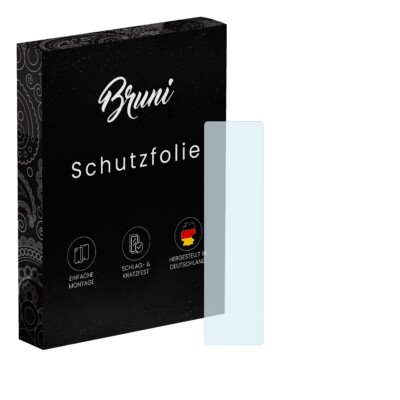 Bruni 2x Folie für Dormakaba 91 04 Schutzfolie Displayschutzfolie