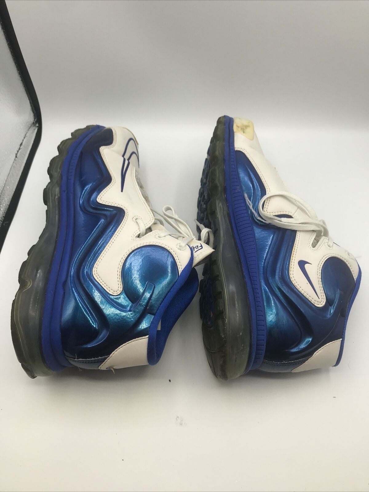 Size 10 Nike Air Max Flyposite White Game Royal - image 5