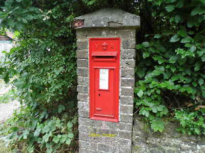 Photo 6x4 Victorian postbox on Thursley Road, Elstead Pot Common  c2013