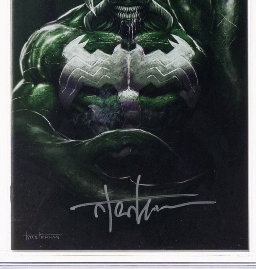 VENOM #30 2021 CGC SS 9.8 Signed by Tyler Kirkham Secret Virgin