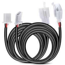 2PCS Plug and Play 22AWG 5Feet Wiring Harness Switch Extension Kit for Off Ro...