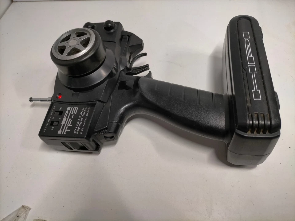 HPI TF3 Controller Transmitter handset RC 27Mhz hobao 2 channel thunder tiger - Image 3 of 4