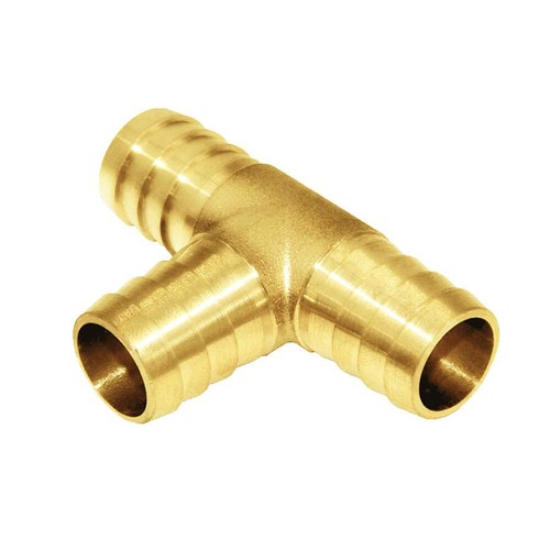 Brass hose connector T piece hose nipple compressed air connection A2 stainless steel - Picture 5 of 10