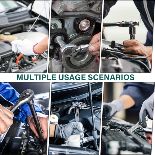 216PCS Socket Set Kit Mechanics Tool Ratchet Wrench Car Repair Tool Set W/ Case - Picture 10 of 13