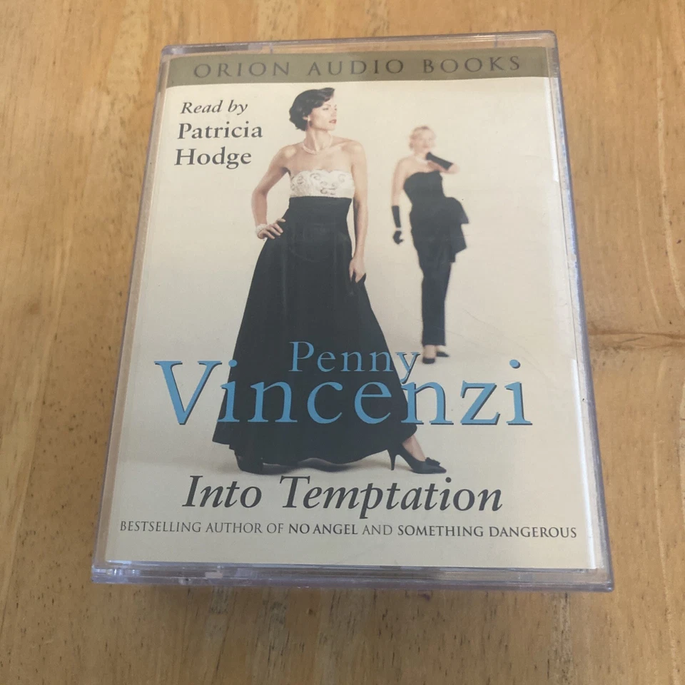 Into Temptation by Penny Vincenzi 6 hour 20 mins 4 Cassette Audio Book VERY RARE