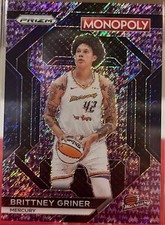 2024 Panini Prizm Monopoly Brittney Griner Purple MillionaireShimmer /50 Mercury