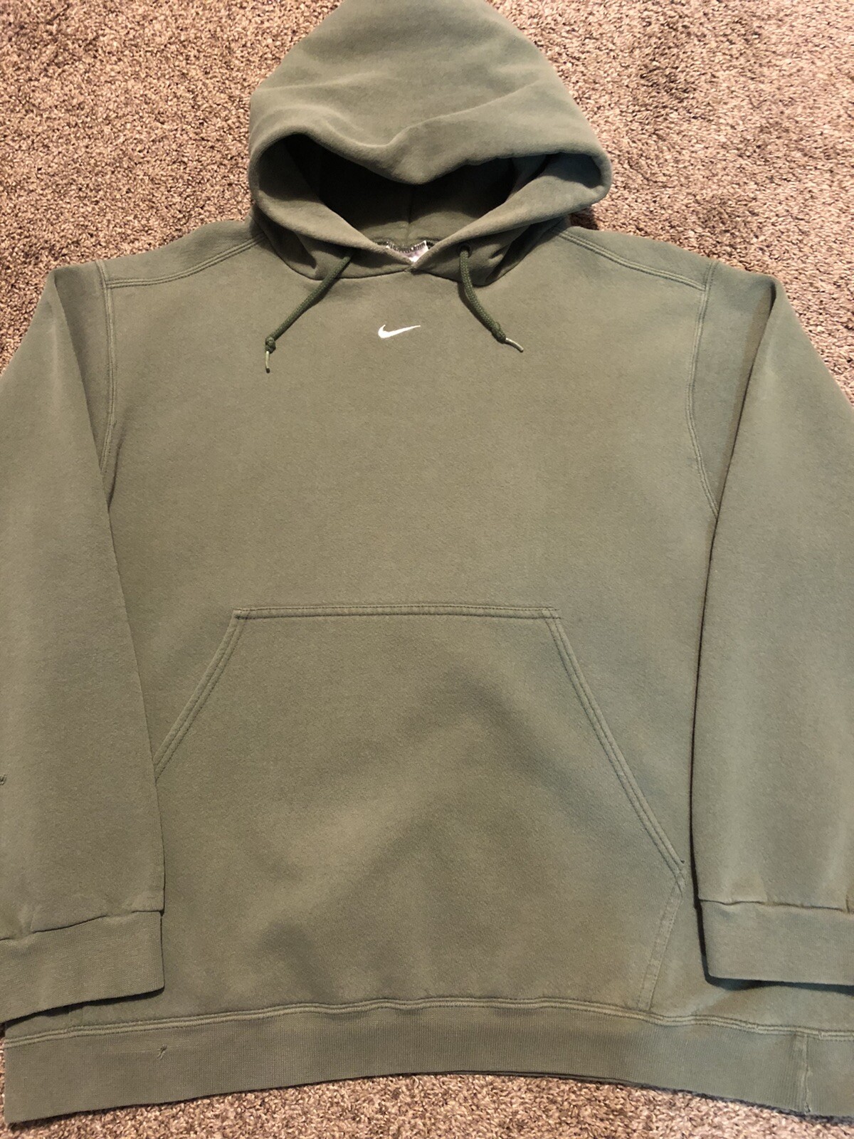 Vintage Nike Center Mini Swoosh Hoodie 