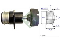 INA 535 0157 10 Generatorfreilauf For Ford