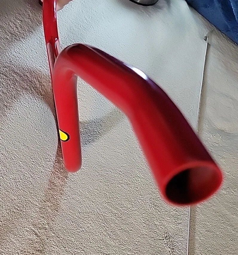 Guidões Powerlite Powerbend BMX anos 90 alumínio sem cortes especialista refinado vermelho 🔥 - Imagem 2 de 4