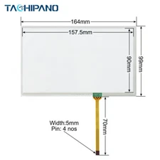 1PC  Touch Screen Panel Glass for ST-07002 ST-07002 