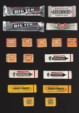 Advertising chewing GUM PACK --- WRIGLEY'S ARROWMINT BIGTEN PK "1 PIECE for $45"