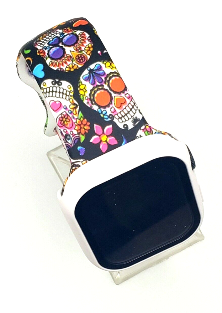 Apple Watch Band NEW- Day of the dead themed - fits SE, 1/2/3/4/5/6/7/8/9